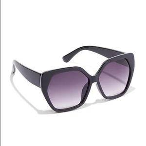 New York & CO Oversized Geometric Sunglasses